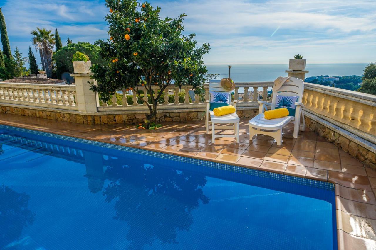 Villa Vista Lux, Piscina Privada Y Zona Exterior Con Vista Mar Tossa de Mar Exteriér fotografie